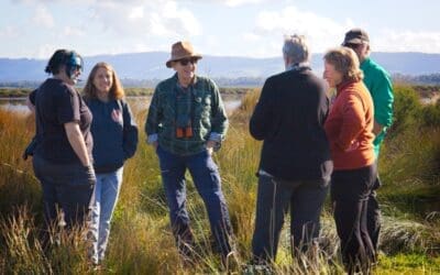 Community marks World Saltmarsh Day on protected Bullock Island