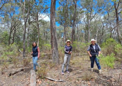 EcoGipps' land stewards, Caroline Trevorrow, Robyn Edwards and Heather Phillipson.